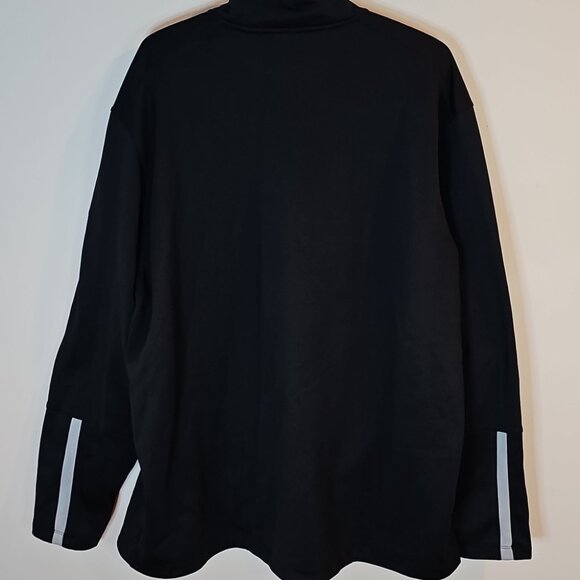 Nike Golf Tour Performance Therma-fit Black and White XXL Half Zip Jacket - Picture 4 of 8
